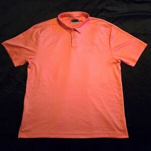 Men's PGA Tour Coral Colored Polo, Size Small